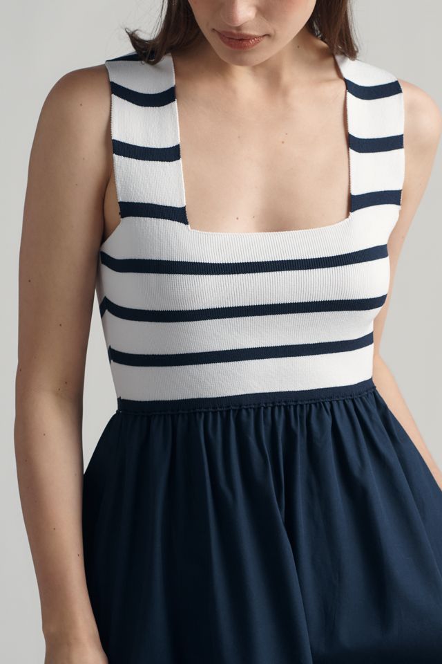 Maeve Sleeveless Crossback Twofer Midi Dress #2