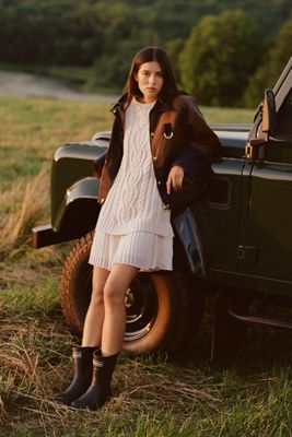 By Anthropologie Delphine Twofer Mini Sweater Dress