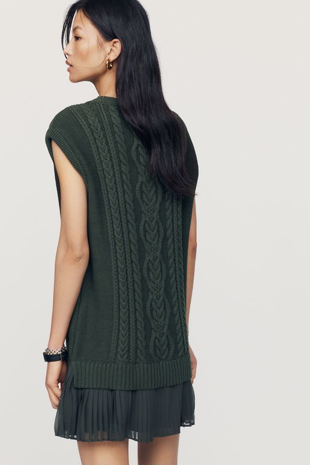 By Anthropologie Delphine Twofer Mini Sweater Dress #2