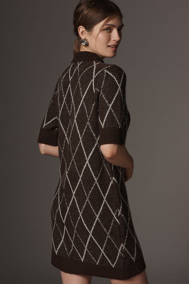 By Anthropologie Short-Sleeve Sweater Shift Dress #1