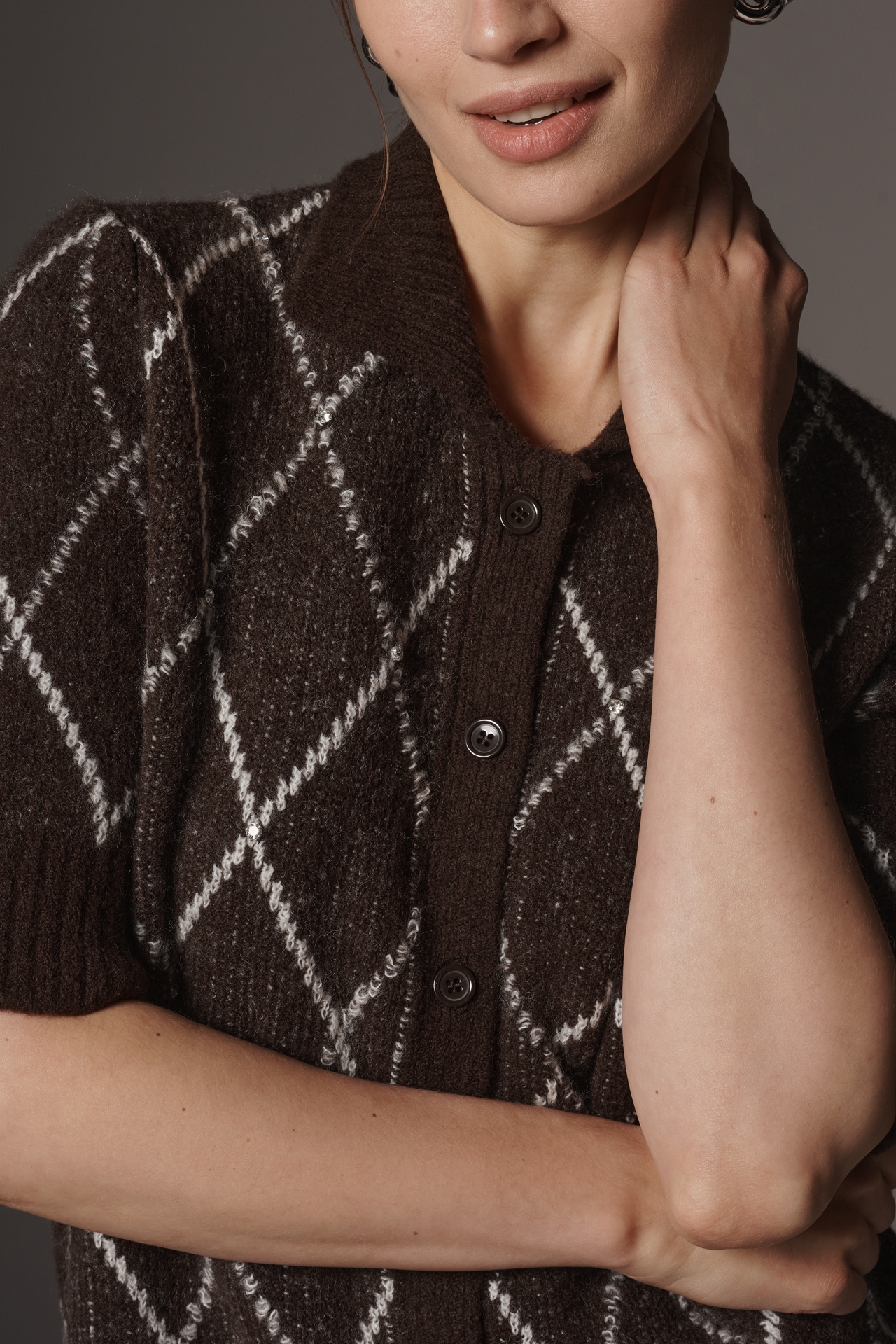 By Anthropologie Short-Sleeve Sweater Shift Dress