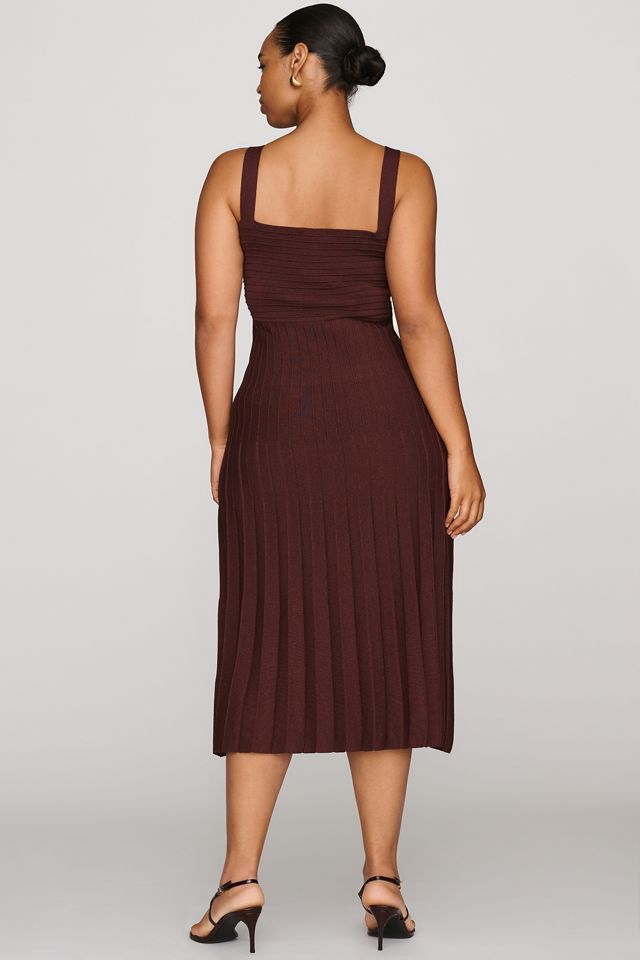 Maeve Pleated Midi Sweater Dress #5