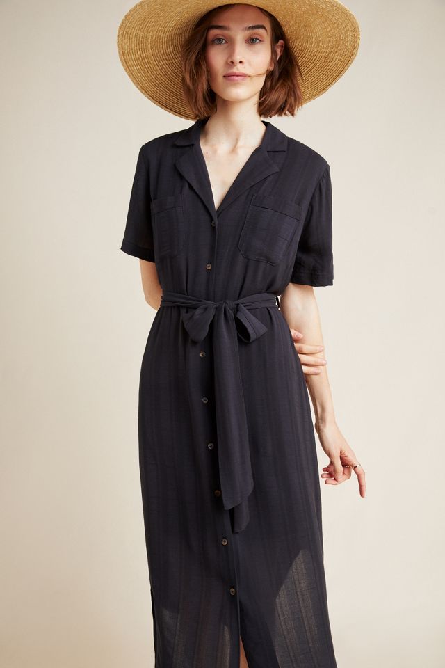Aria Textured Shirtdress Anthropologie DE