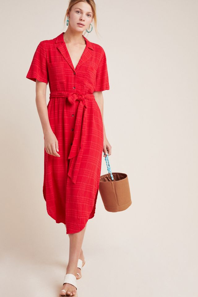 Aria Textured Shirtdress #2