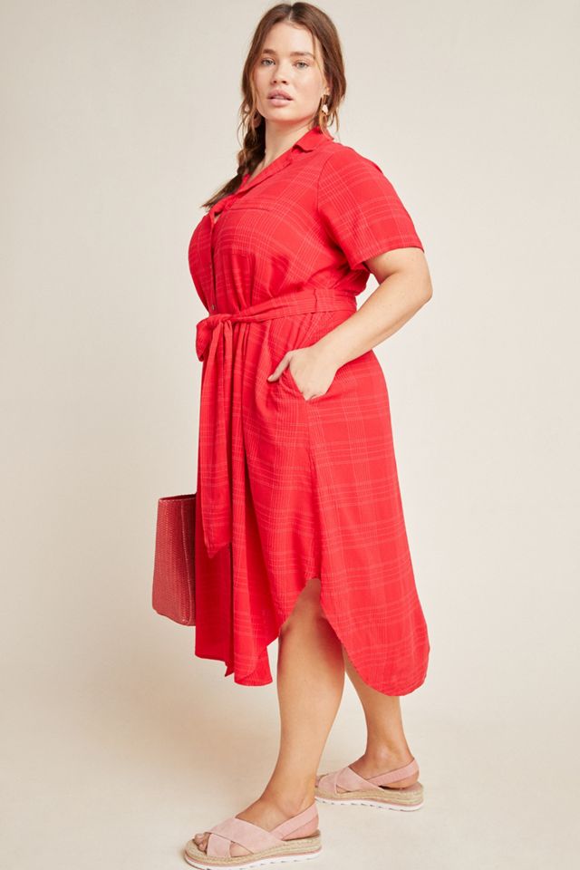 Maeve Aria Textured Shirtdress #4
