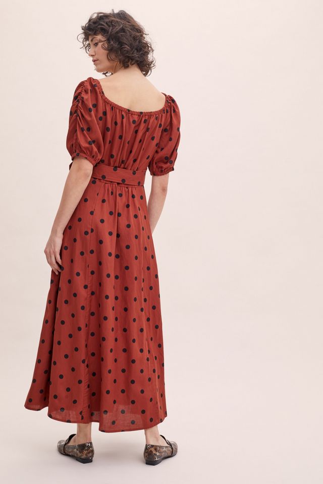 Jolie Printed-Belted Maxi Dress #4