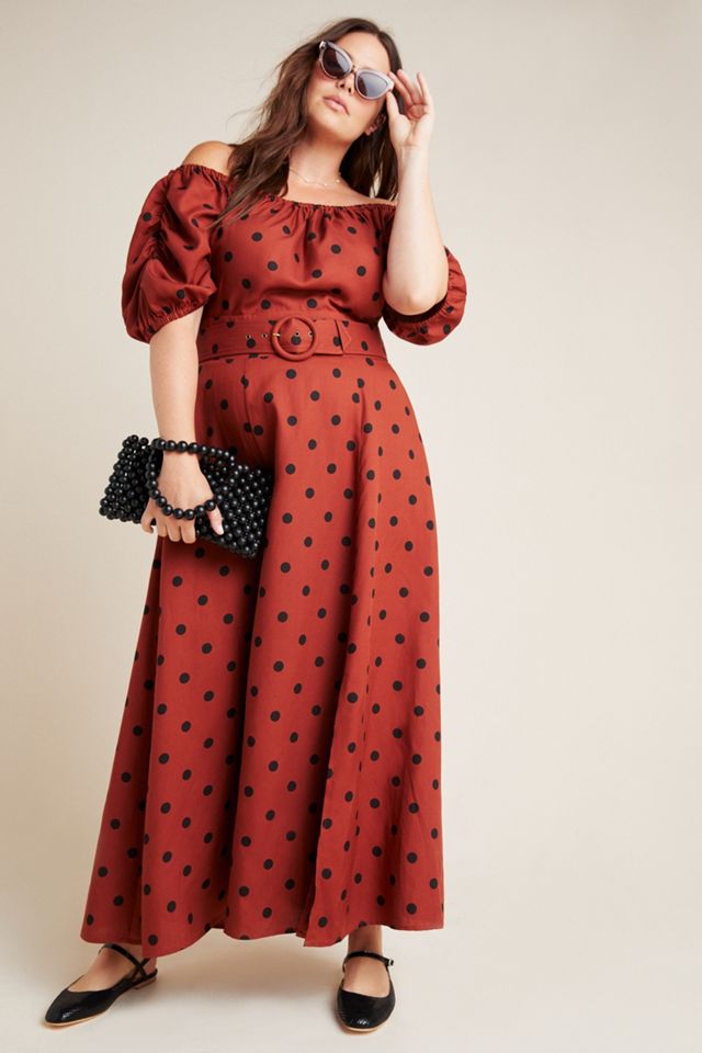 Lucienne Off-The-Shoulder Maxi Dress #3
