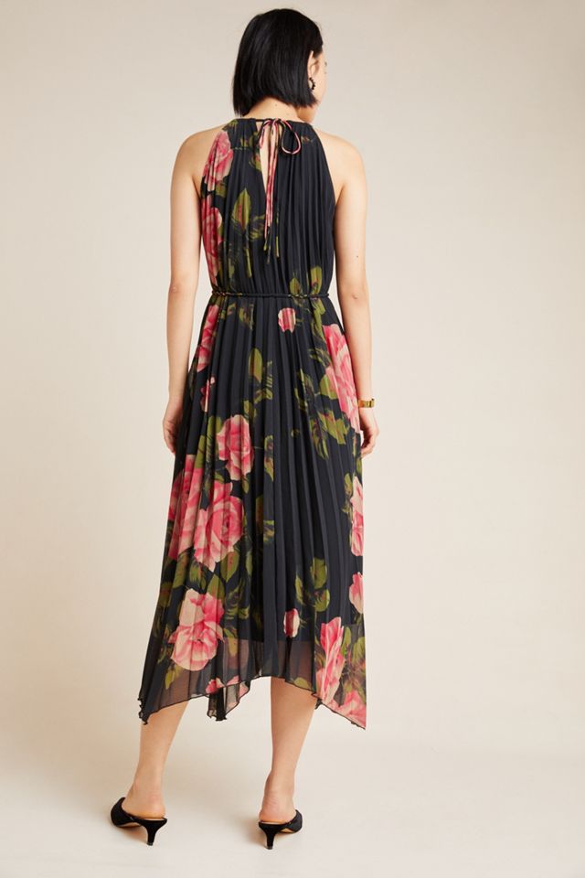 Emeline Pleated Midi Dress #1
