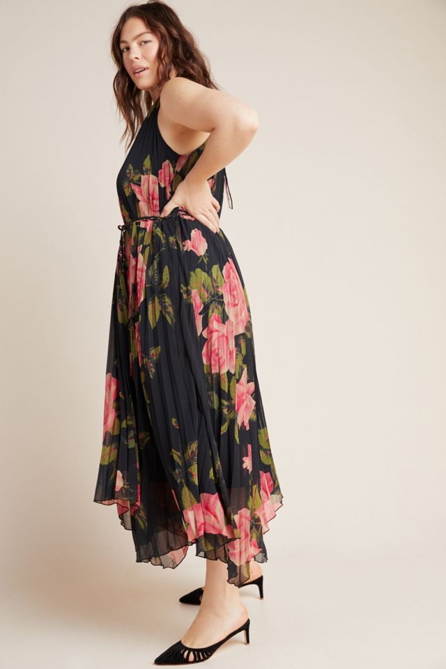 Emeline Pleated Midi Dress #7