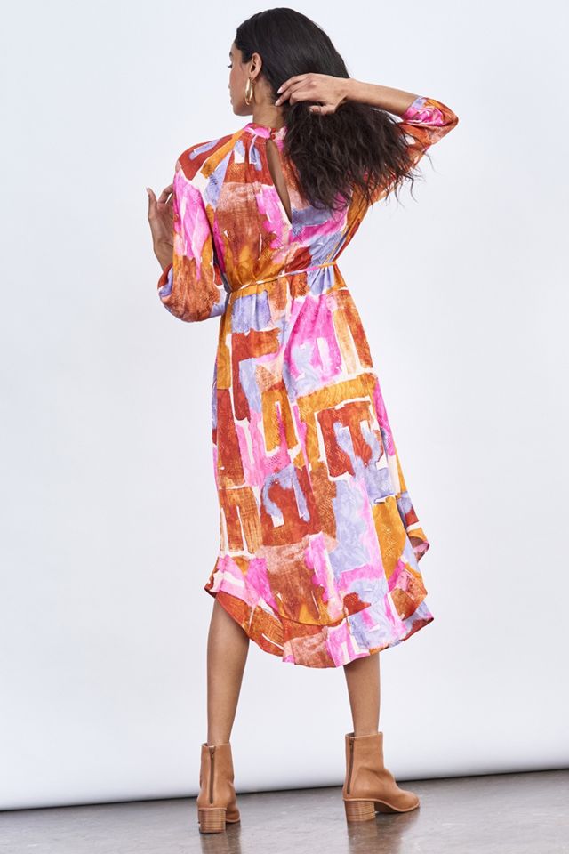 Maeve Jessamine Mock Neck Maxi Dress #1