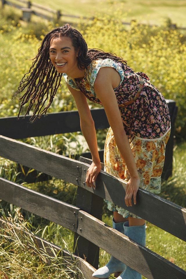 Ruffled Floral Midi Dress #2