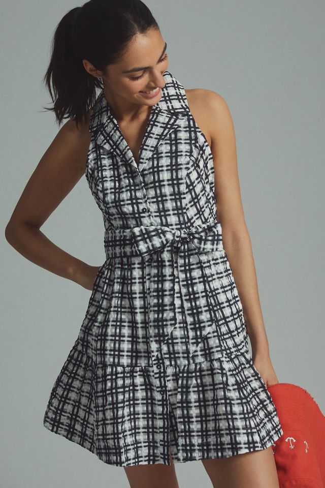 Maeve Plaid Mini Shirt Dress | Anthropologie
