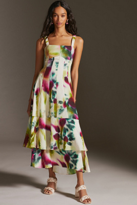anthropologie tiered and true maxi dress Anthropologie Tiered & True Maxi Dress Size SP