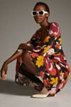 maeve deep-v ruched midi dress $160 NEW Anthropologie Maeve Deep-V Ruched Midi Dress size 2P nwt
