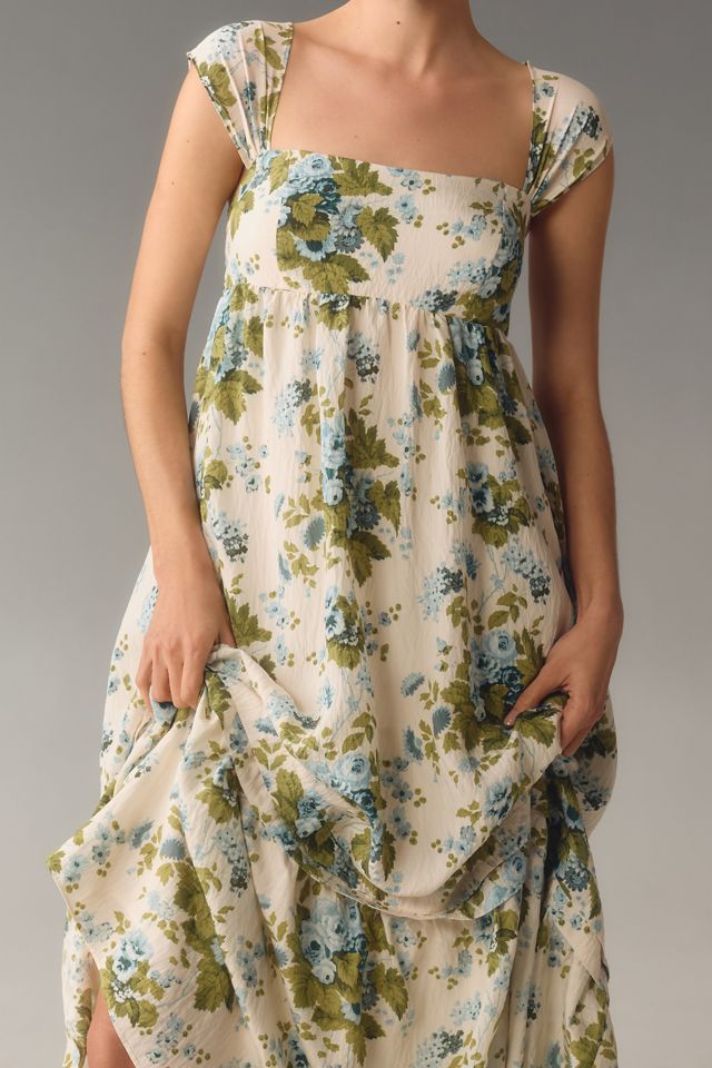 By Anthropologie Sleeveless Square-Neck Maxi Dress #2