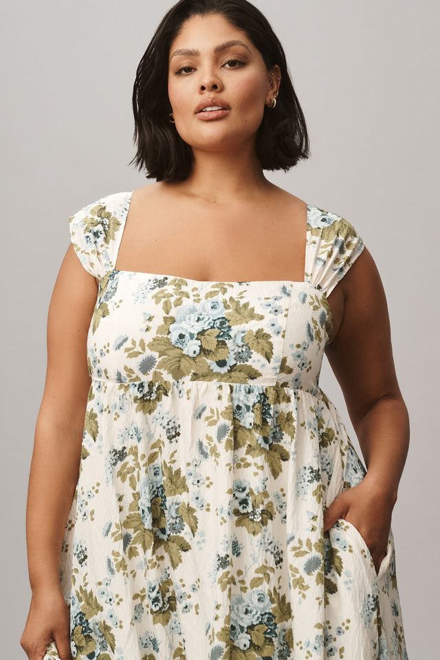 By Anthropologie Sleeveless Square-Neck Maxi Dress #4