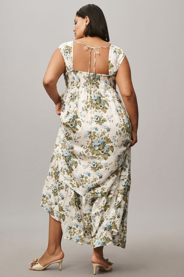 By Anthropologie Sleeveless Square-Neck Maxi Dress #6