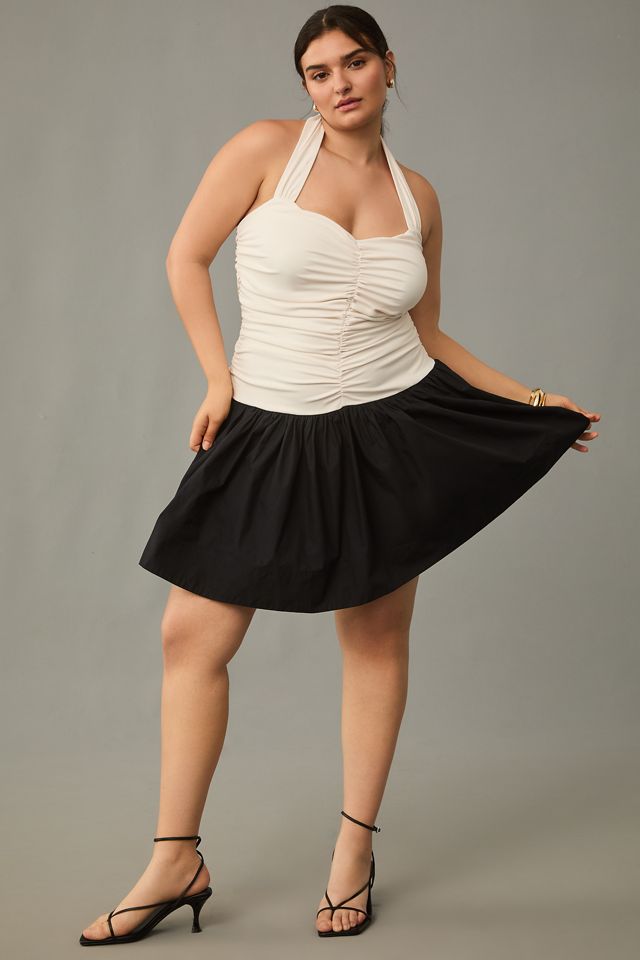 Maeve Halter Twofer Mini Dress #6
