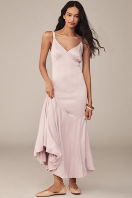 Maeve Sleeveless V-Neck Open-Back Maxi Dress