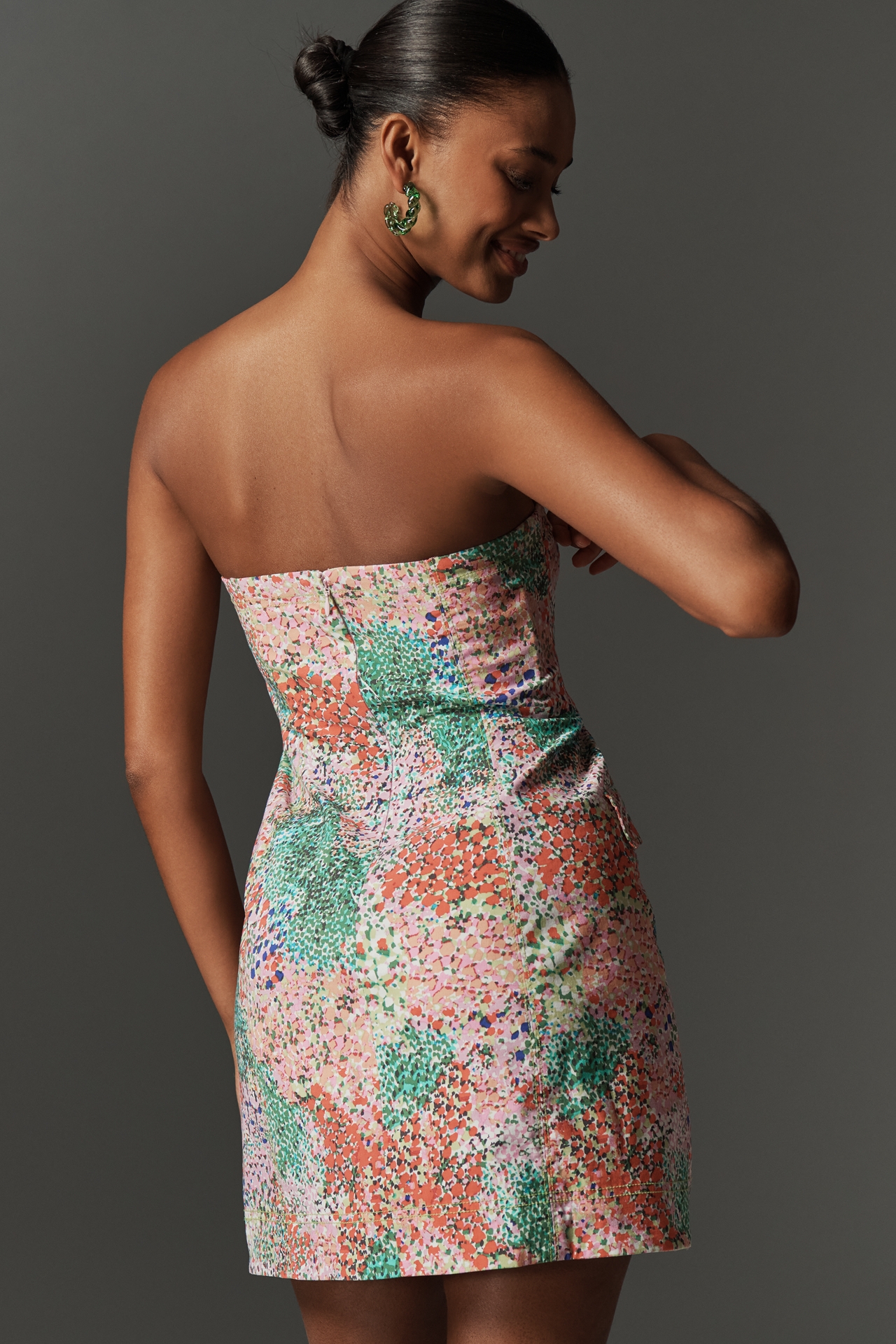 Maeve Strapless Blazer Shift Mini Dress