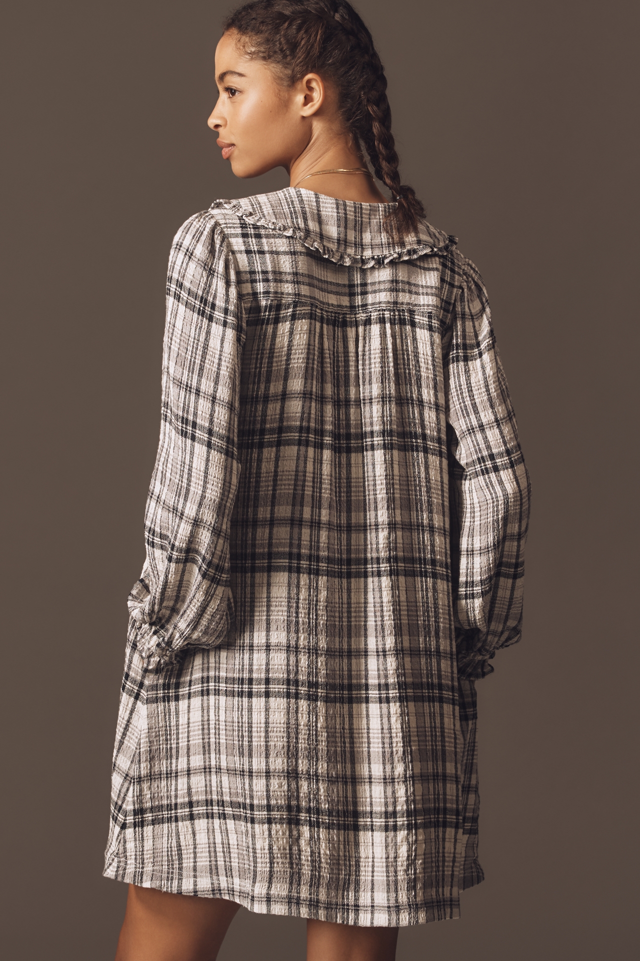 The Keira Long-Sleeve Mini Dress by Pilcro