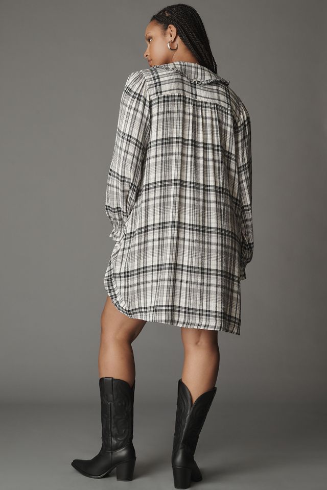 The Keira Long-Sleeve Mini Dress by Pilcro #8