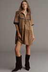 Pilcro Short-Sleeve Tunic Shirt Dress