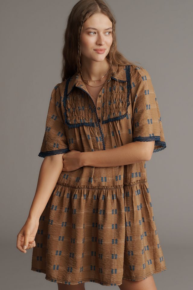 Pilcro Short-Sleeve Tunic Shirt Dress #1