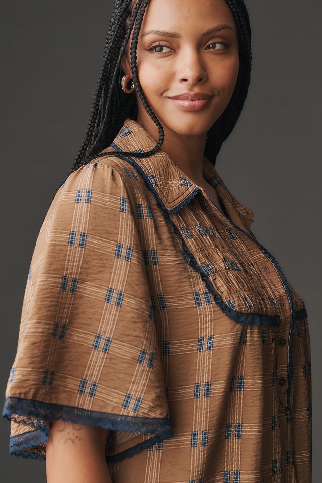 Pilcro Short-Sleeve Tunic Shirt Dress #8