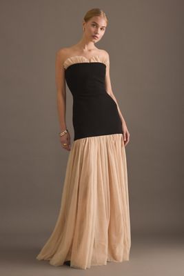 Robe longue sans bretelles TOJHA Beverly