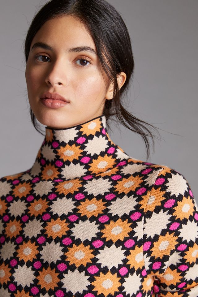 Maeve Turtleneck Sweater Mini Dress #1