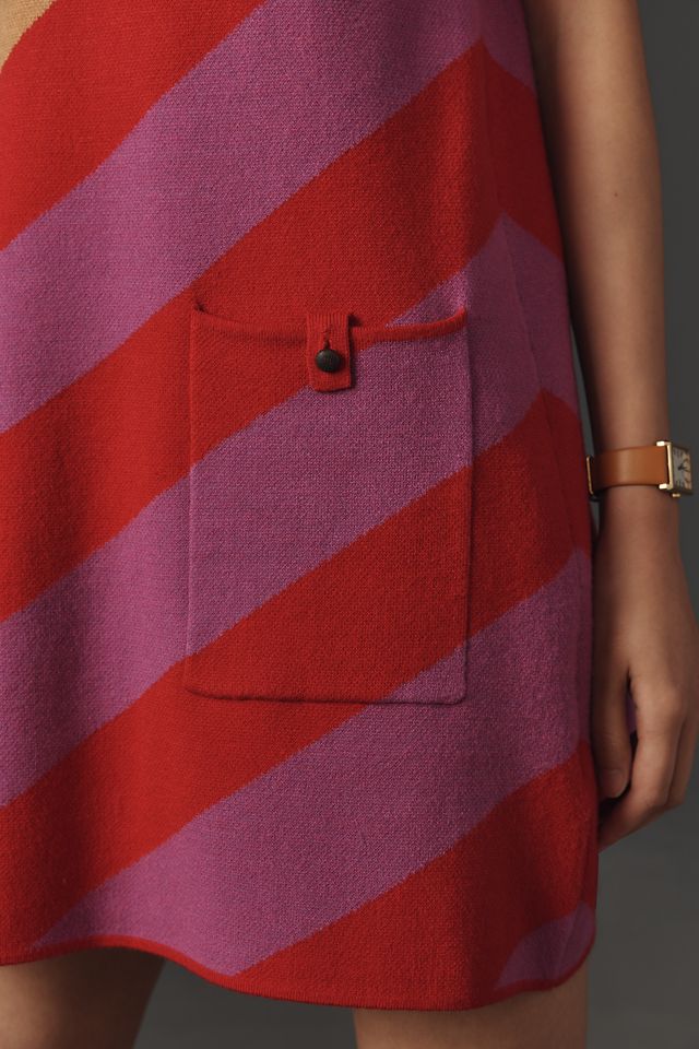 The Annalise Mock-Neck Mini Sweater Dress by Maeve #2