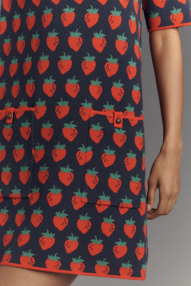 The Annalise Mock-Neck Mini Sweater Dress by Maeve #4