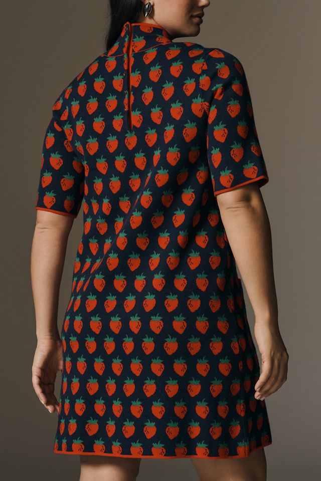 The Annalise Mock-Neck Mini Sweater Dress by Maeve #6