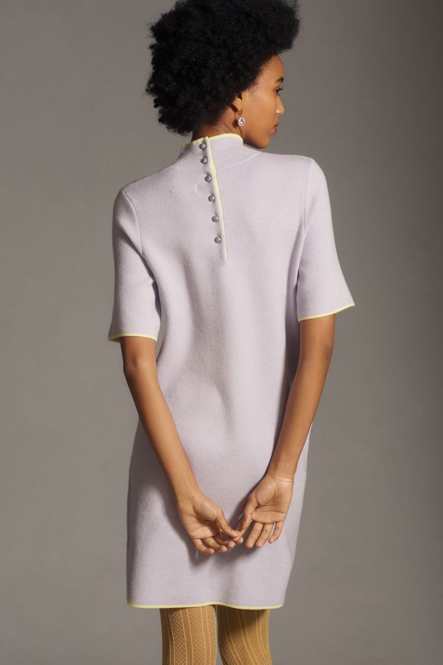 El mini vestido de jersey con cuello alto Annalise de Maeve #1