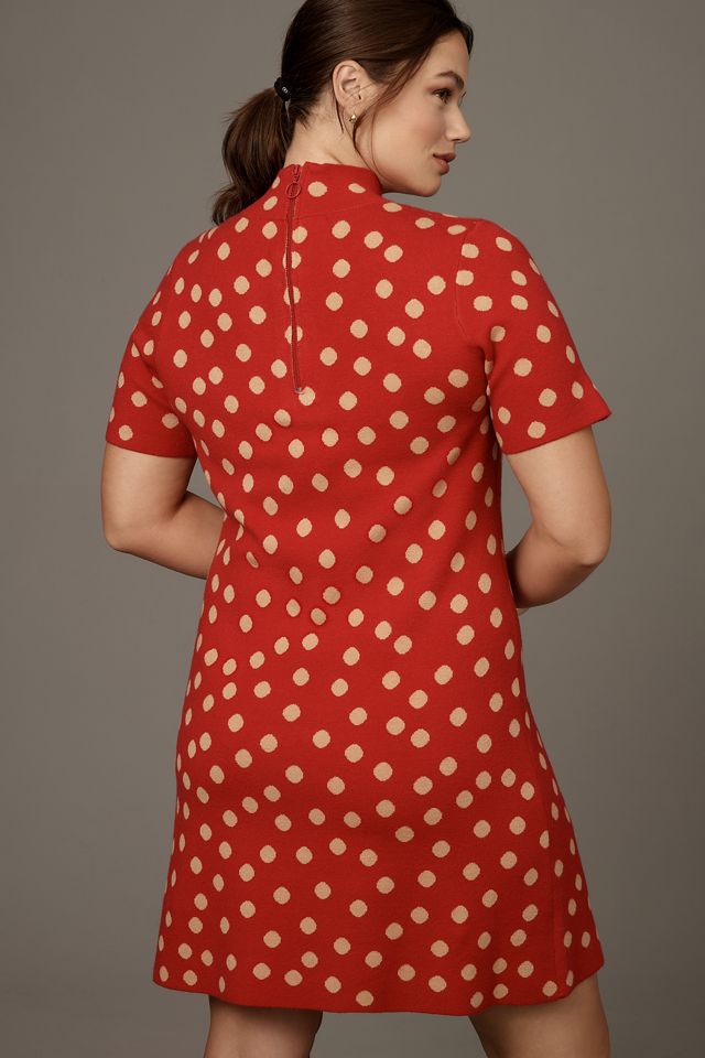 The Nina Short-Sleeve Mock-Neck Mod Mini Dress #5