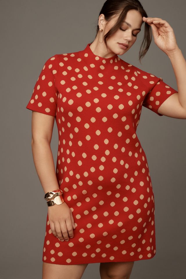The Nina Short-Sleeve Mock-Neck Mod Mini Dress #6