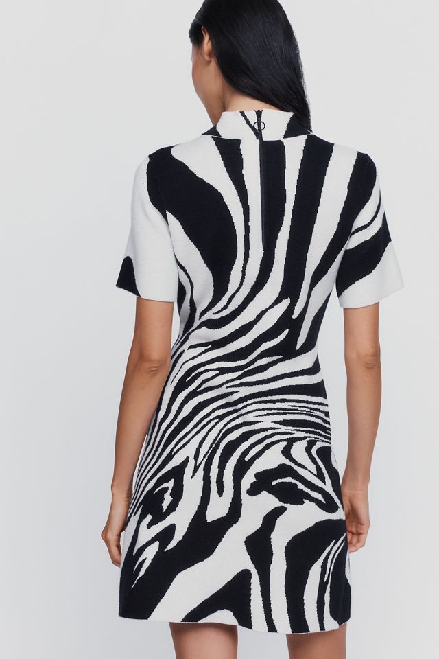 By Anthropologie Nina Mock Neck Sweater Mini Dress #2