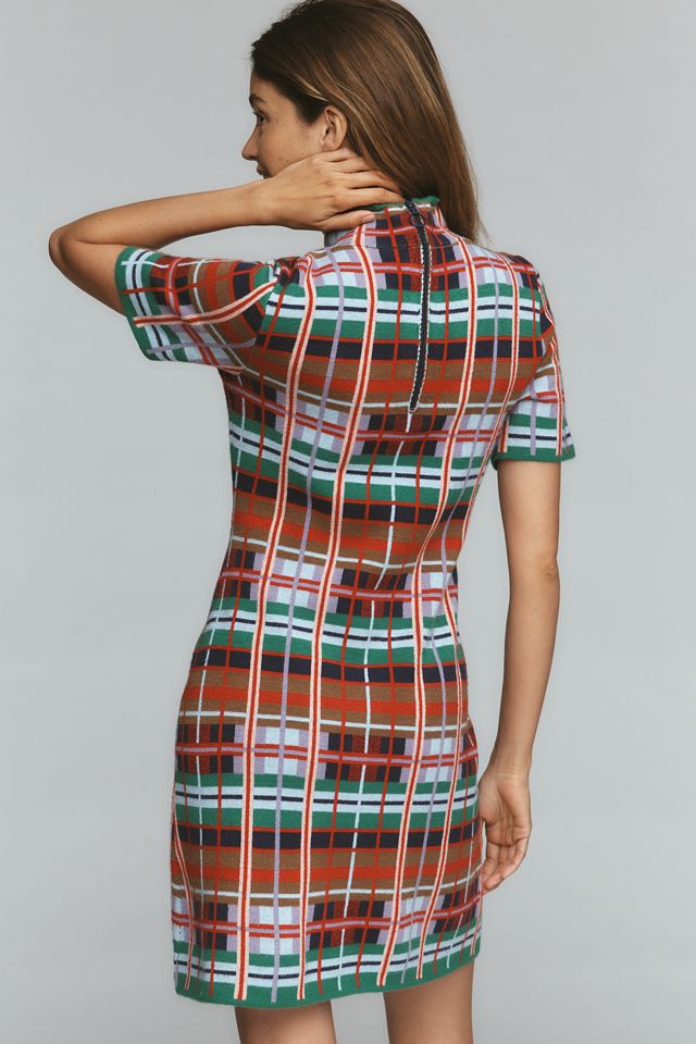 The Nina Short-Sleeve Mock-Neck Mod Mini Dress #2