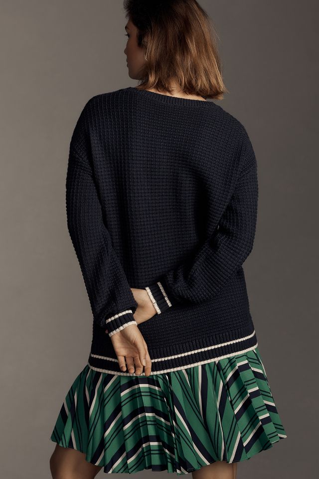 By Anthropologie Varsity Twofer Cardigan Sweater  Anthropologie Singapore  - Women's Clothing, Accessories & Home