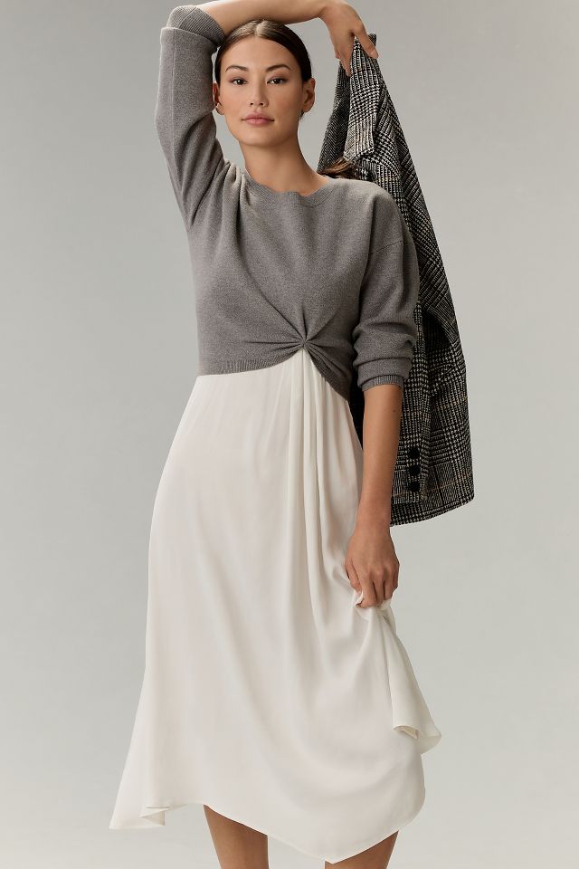 Anthropologie - Twofer Sweater Dress Sale - Metziahs