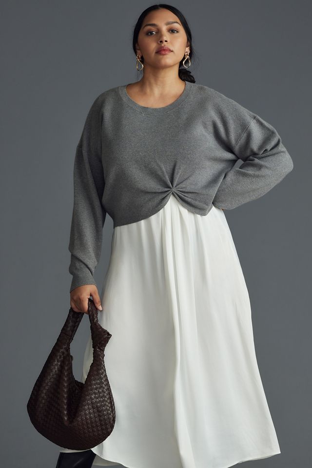 Anthropologie - Twofer Sweater Dress Sale - Metziahs