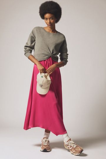 Pilcro Short-Sleeve Ribbed Cardigan Sweater