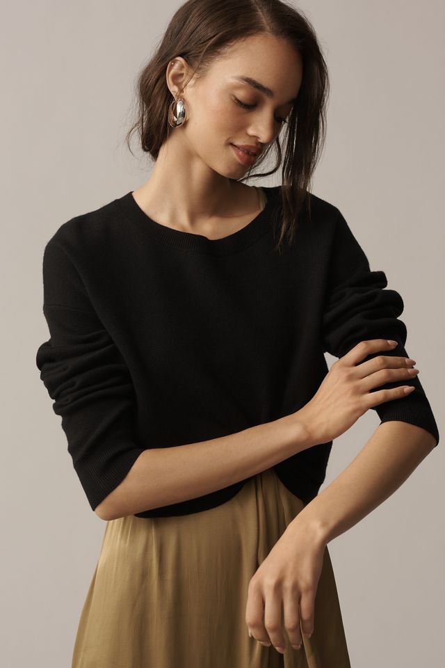 By Anthropologie Long-Sleeve Mockable Midi Jumper Dress #3