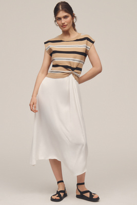 By Anthropologie The Gemini Twofer Sweater + Dress Set: Cap-sleeve Edition In Multicolor