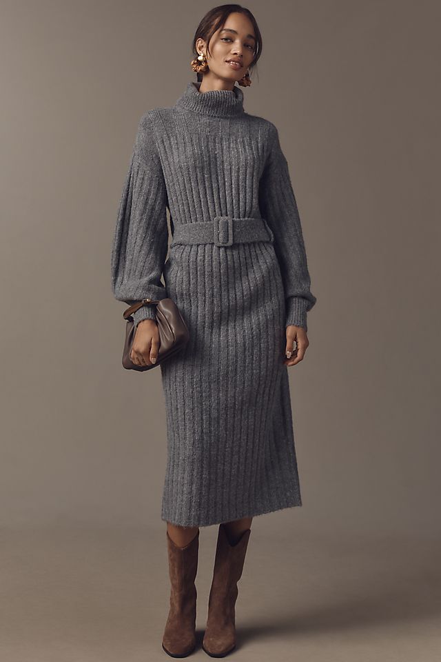 anthropologie sweater dress By Off-Shoulder Slim Has sweater weather ever looked (and felt) this good By Anthropologie Sweater Mini Dress