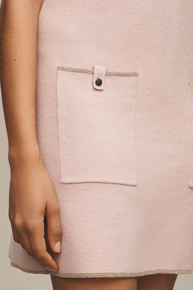 The Annalise Mock-Neck Mini Sweater Dress by Maeve #1