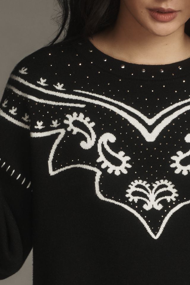 By Anthropologie Studded Sweater Dress #1