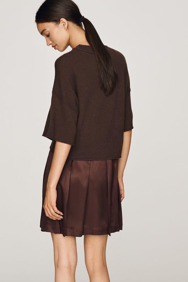 The Goldie Wool Cashmere Twofer Mini Dress #3