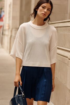 Goldie Wool Cashmere Twofer Mini Dress